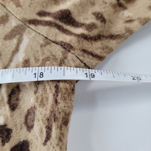 Jones New York Long Sleeve Animal Print Size Large - Picture 5 of 8
